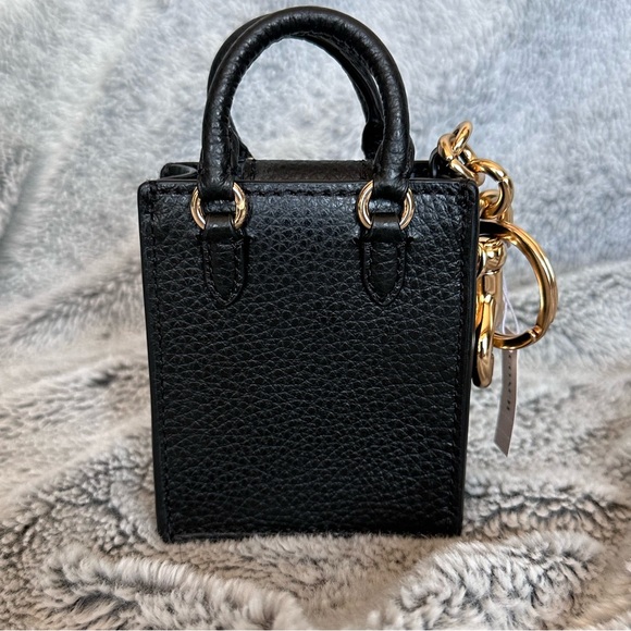 Coach N/S Mini Tote Bag Charm Keychain CU280 NWT - Picture 3 of 14